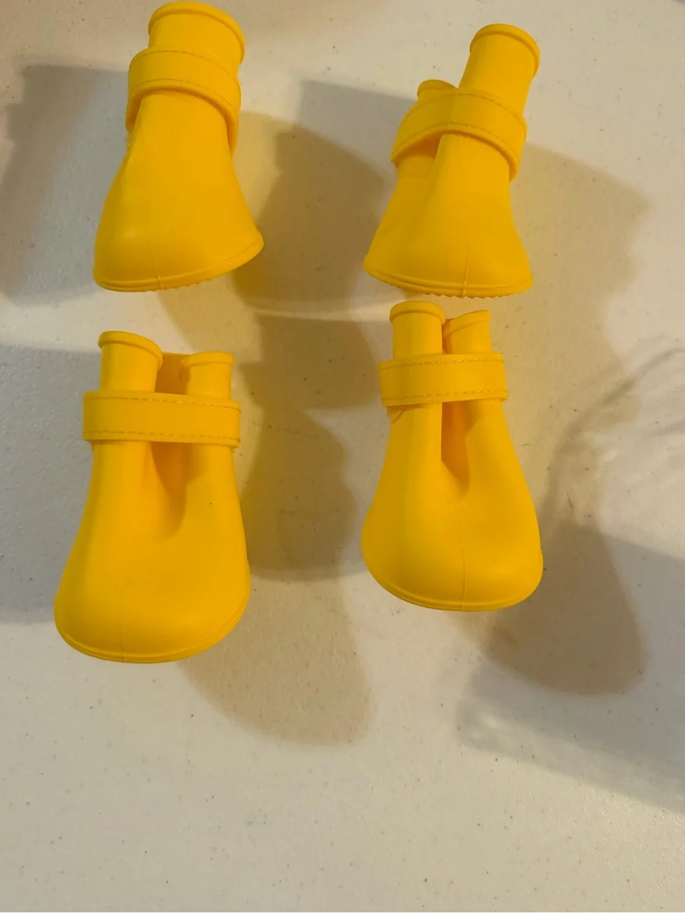 Good2Go Bright Yellow Silicone Dog Boots - Small/Medium